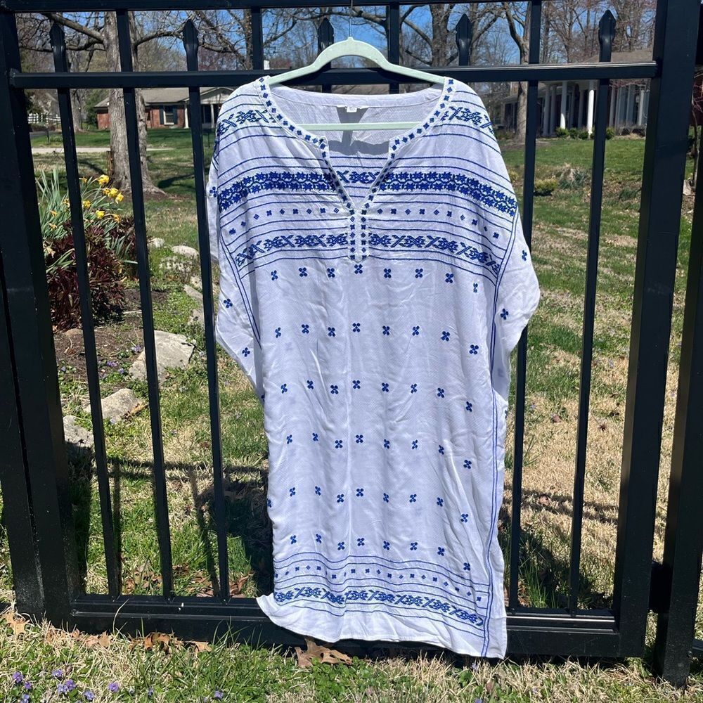Lucky Brand Embroidered Tunic Dress - Picture 5 of 8